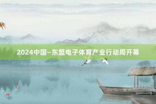 2024中国—东盟电子体育产业行动周开幕